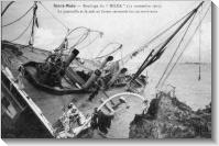 Saint-Malo (1905) L'pave du Hilda  mare basse